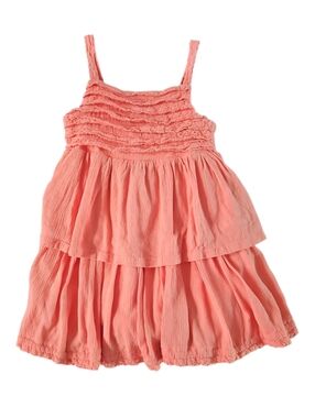 Rachel Zoe Coral Ruffled Sundress Girls Size 4T